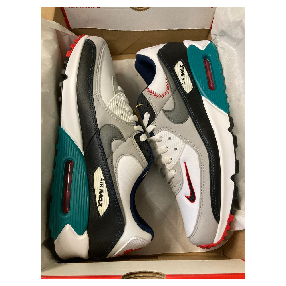 Nike Air Max 90 “Swingman” — White/Fresh Water-Grey Fog-Smoke Grey (DJ5190-100)