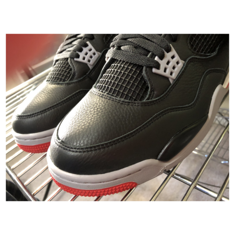 Air Jordan 4 “Bred Reimagined” — Black/Fire Red-Cement Grey (FV5029-006)