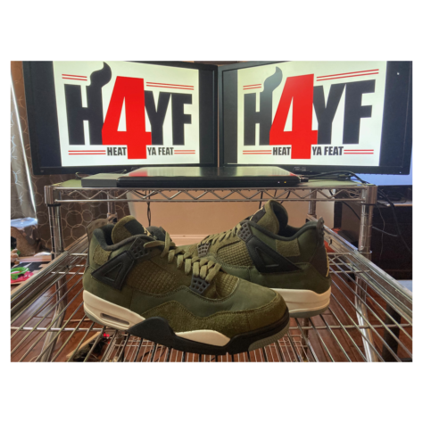 Air Jordan 4 SE Craft “Olive” — Medium Olive/Pale Vanilla-Cargo Khaki-Black-Sail (FB9927-200)