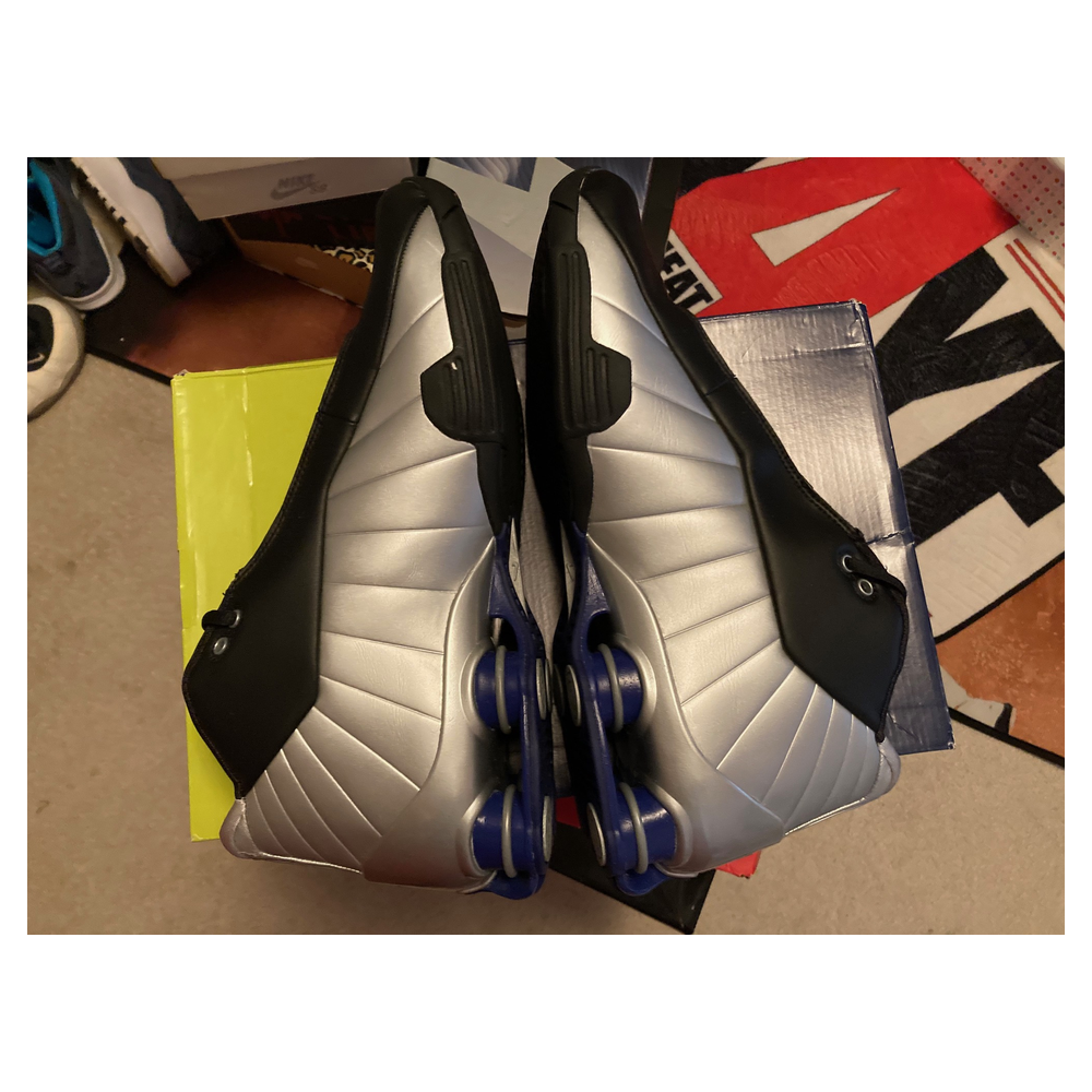 Nike Shox BB4 — Black/Metallic Silver-Lapis (AT7843-001)